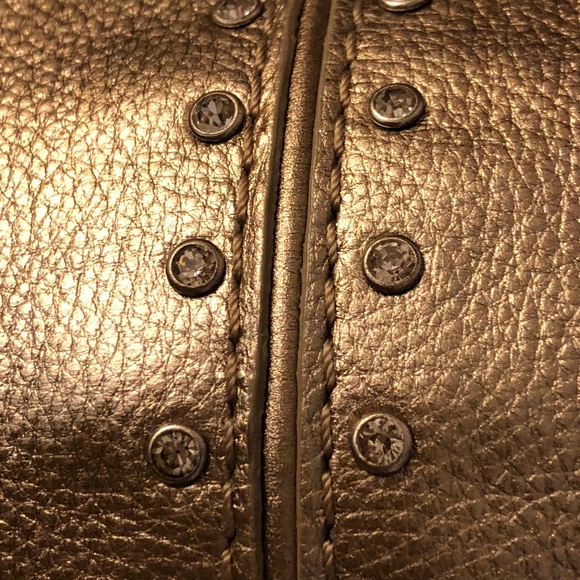 Gold /Rhinestone Evening Handbag by Michael Kors - Picture 6 of 7